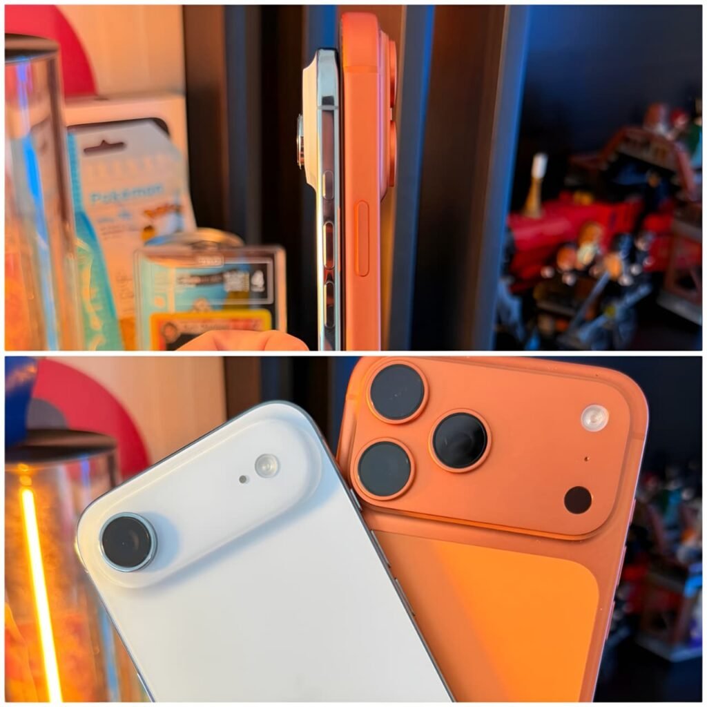 Comparación entre iPhone 17, Samsung S25 Ultra, Xiaomi 17 Pro y Huawei Pura 80 Ultra.