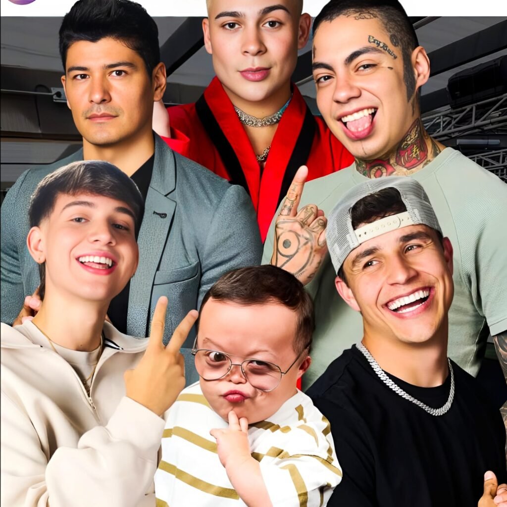 Aspirantes de La Casa de los Famosos Colombia 3 posan para el Canal RCN antes del estreno.